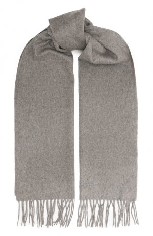 Кашемировый шарф Corneliani. Цвет: серый