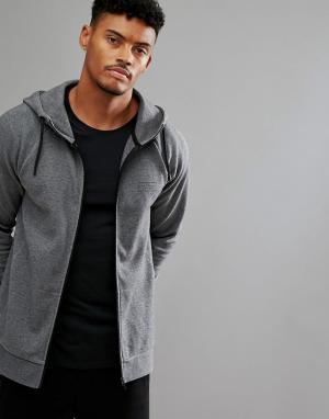 Серый свитер на молнии Jack Wills Sporting Goods. Цвет: серый