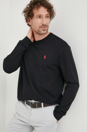 Хлопковая рубашка с длинными рукавами , черный Polo Ralph Lauren
