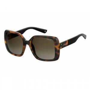 Солнцезащитные очки  PLD 4072/S 086 LA LA, коричневый, мультиколор Polaroid. Цвет: коричневый/микс