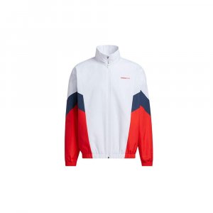 Neo Color-Block Sports Casual Long Sleeve Jacket Men Jackets White Red Blue H45012 Adidas