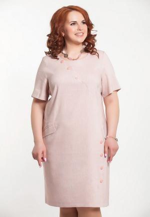 Платье Olga Peltek. Цвет: розовый