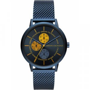 Наручные часы Cayde, синий Armani Exchange. Цвет: синий