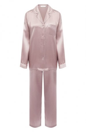 Шелковая пижама Luna Di Seta. Цвет: розовый