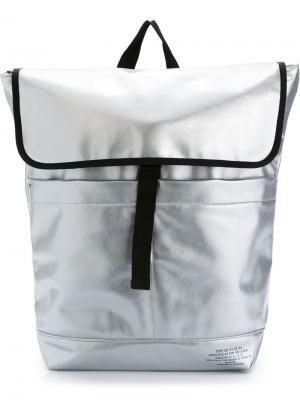 Рюкзак с откидным клапаном Zucca. Цвет: металлический