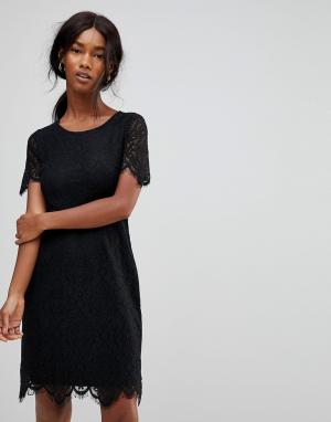 Кружевное платье -Черный Sugarhill Boutique