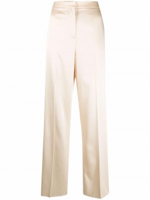 Прямые брюки с завышенной талией Emilio Pucci. Цвет: бежевый