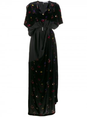 Платье с принтом Chalayan. Цвет: черный