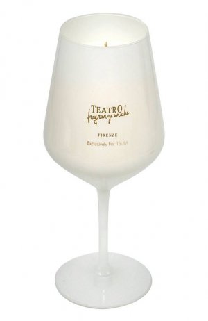Ароматическая свеча в бокале Bianco Divino (380g) TEATRO. Цвет: бесцветный