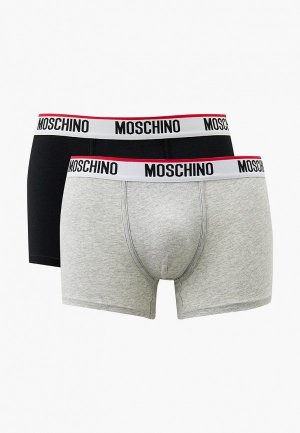 Трусы 2 шт. Moschino Underwear. Цвет: разноцветный
