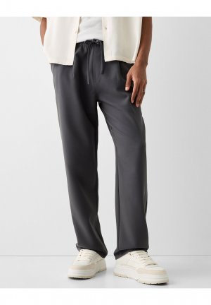 Спортивные брюки Tailored Fit Wide-Leg , цвет dark grey Bershka