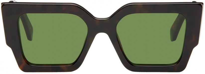 Коричневые солнцезащитные очки Catalina Off-White