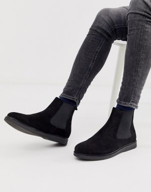 Черные замшевые ботинки челси calverston-Черный H by Hudson