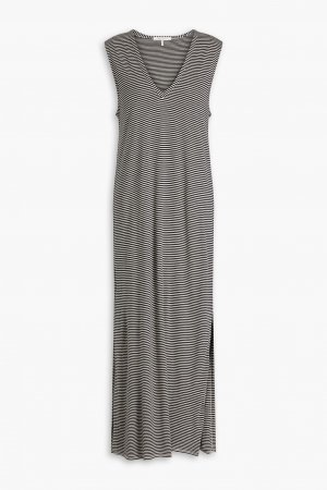 Платье миди из джерси в полоску Michal Rag & Bone, темно-синий bone