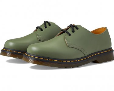 Оксфорды 1461 Smooth Leather Shoes, цвет Khaki Green Dr. Martens