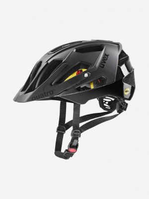 Шлем велосипедный Quatro CC Mips, Черный Uvex. Цвет: черный