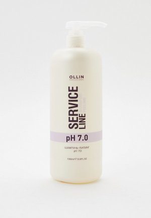 Шампунь Ollin -пилинг для очищения волос pH 7.0, SERVICE LINE, 1000 мл. Цвет: прозрачный