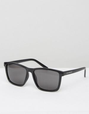 Черные солнцезащитные очки Cheap Monday. Цвет: черный