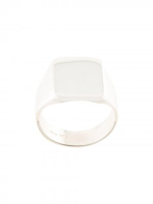 Серебряное кольцо-печатка Fairfax Meadowlark. Цвет: серебристый