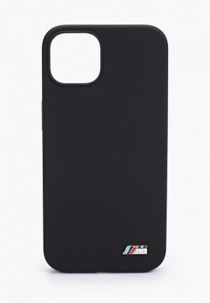 Чехол для iPhone BMW 13, M-Collection Liquid silicone Hard Black. Цвет: черный