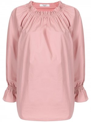 Блузка с расклешенными рукавами Atlantique Ascoli. Цвет: розовый