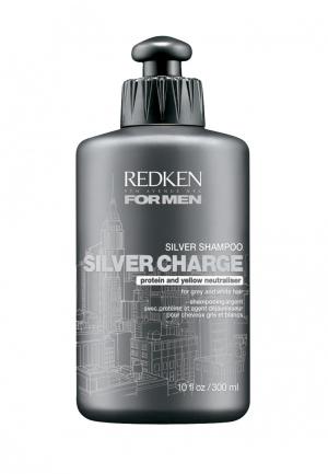 Шампунь Silver Charge Redken. Цвет: серый