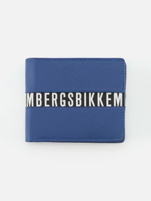 Кошелёк для мужчин, размер OS, BKPU00129M, голубой Bikkembergs. Цвет: голубой