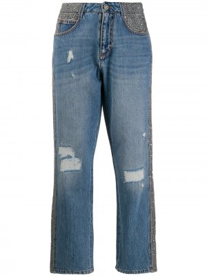 Укороченные джинсы с завышенной талией Ermanno Scervino