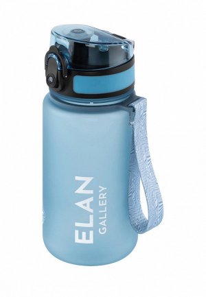 Бутылка спортивная Elan Gallery 350 мл 6,8х6,8х17 см Style Matte, голубая пастель. Цвет: голубой