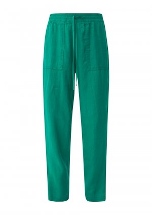 Зауженные брюки S.Oliver, зеленый s.Oliver
