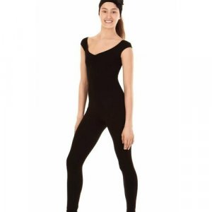 Комбинезон для гимнастики и танцев , размер 128-134, черный Solo. Цвет: черный
