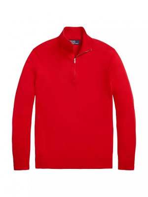 Пуловер с полумолнией , красный Polo Ralph Lauren