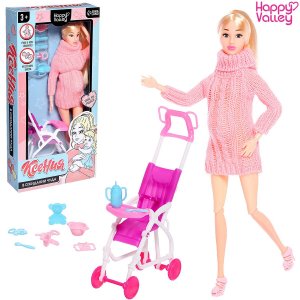 Кукла-модель шарнирная Happy Valley. Цвет: розовый