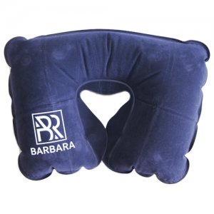 Подушка , надувная, синий Barbara. Цвет: синий