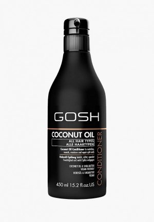 Кондиционер для волос Gosh с кокосовым маслом Coconut Oil, 450 мл. Цвет: прозрачный