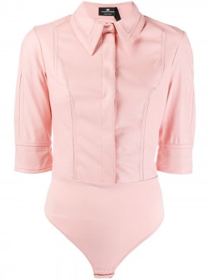 Рубашка-боди Elisabetta Franchi. Цвет: розовый