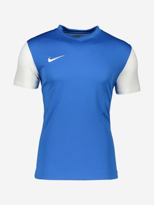 Футболка для мальчиков Jersey Kids Tiempo Premier II, Голубой Nike. Цвет: голубой