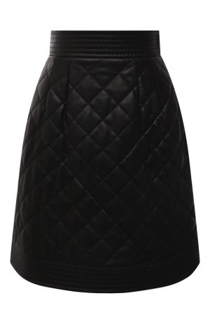 Кожаная юбка Dolce & Gabbana. Цвет: чёрный