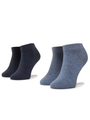 Комплект из 2 низких детских носков , синий Tommy Hilfiger