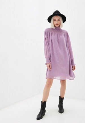 Платье Ichi. Цвет: фиолетовый