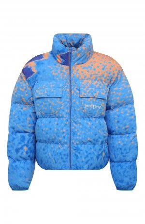Утепленная куртка MSFTSrep. Цвет: голубой
