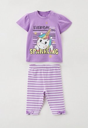 Пижама PlayToday. Цвет: фиолетовый