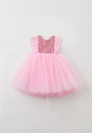 Платье Mimpi Lembut. Цвет: розовый