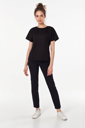 Черная базовая блуза футболка Victoria Filippova