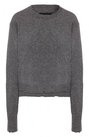 Кашемировый пуловер RTA. Цвет: серый