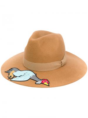 Фетровая шляпа Ultràchic. Цвет: телесный