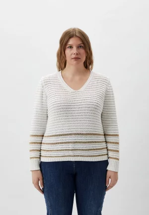 Пуловер Persona by Marina Rinaldi LEONIDA. Цвет: белый