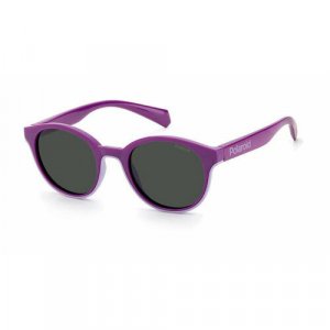 Солнцезащитные очки PLD 8040/S RY8 M9, фиолетовый Polaroid. Цвет: черный