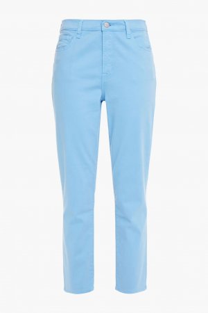 Укороченные брюки узкого кроя из смесового хлопка J Brand, светло-синий BRAND