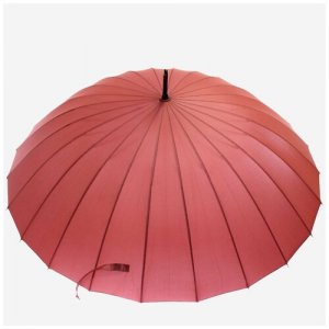 Зонт EuroClim трость 2824 24 красный. Цвет: красный